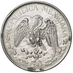 CHIHUAHUA: AR peso, 1915. EF-AU