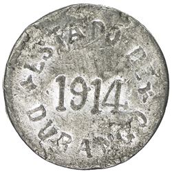 DURANGO: centavo, 1914. AU