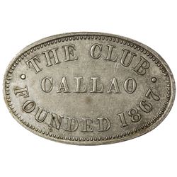 PERU: 1 real token, 1867. EF