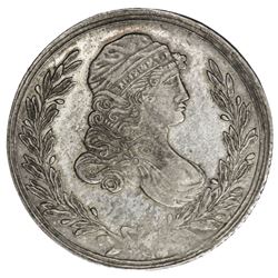 PERU: AR medal (12.96g), 1839. EF