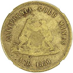 UNITED STATES: AE token, 1850. NGC VG10