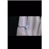 Image 4 : Natural Princess Diamond Ring E/SI1 - 1.05 Cts