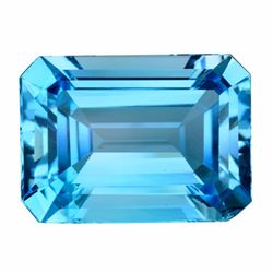 Natural Emerald Cut Swiss Topaz 10.34 Carats - VVS