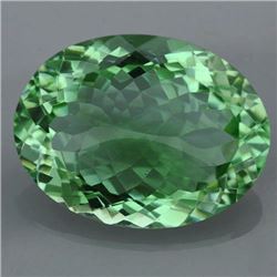 Natural Healing Green Color Amethyst 32.25 Cts - VVS