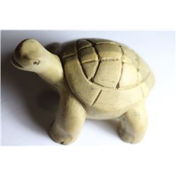 Hand Carved Wooden Tortoise
