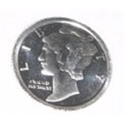 SILVER MERCURY HEAD DIME 1/10oz .999 FINE SILVER *MS HIGH GRADE*!! MERCURY HEAD CAME OUT OF SAFE BOX