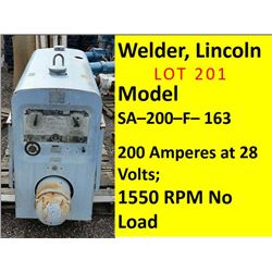 WELDER, LINCOLN