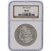 Image 1 : 1891-CC NGC Graded MS62 $1 Carson City Morgan Silver Dollar Coin