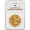 Image 1 : 1904 NGC MS64 $20 Liberty Head Double Eagle Gold Coin