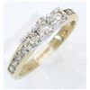 Image 2 : 1.00ctw Diamond Ring - 10KT Yellow Gold