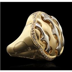 14KT Yellow Gold 0.50ctw Diamond Ring