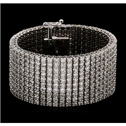 14KT White Gold 47.05ctw Diamond Bracelet