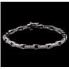 Image 1 : 2.03ctw Diamond Bracelet - 14KT White Gold
