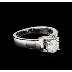 0.86ctw Diamond Ring - 18KT White Gold