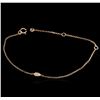 Image 2 : 0.02ctw Diamond Bracelet - 14KT Rose Gold