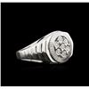 Image 2 : 0.10ctw Diamond Ring - 14KT White Gold