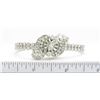 Image 7 : Hamilton 14KT White Gold 6.90ctw Diamond Hamilton Ladies Watch