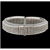 Image 2 : 7.48ctw Diamond Bracelet - 14KT White Gold