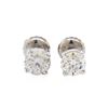Image 1 : 0.97ctw Diamond Stud Earrings - 14KT White Gold
