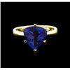 Image 2 : 18KT Yellow Gold 4.82ct Tanzanite Ring