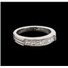 Image 1 : 14KT White Gold 0.60ctw Diamond Ring