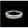 Image 2 : 14KT White Gold 0.60ctw Diamond Ring