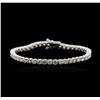 Image 1 : 18KT White Gold 9.44ctw Diamond Tennis Bracelet