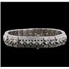 Image 2 : 10.00ctw Diamond Bracelet - 18KT White Gold