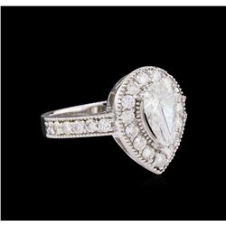 1.88ctw Diamond Ring - 14KT White Gold