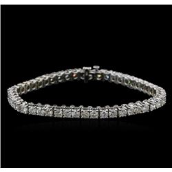 8.30ctw Diamond Tennis Bracelet - 14KT White Gold