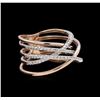 Image 1 : 0.52ctw Diamond Ring - 14KT Two-Tone Gold