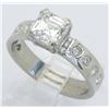 Image 2 : GIA Cert 1.66ctw Diamond Ring - Platinum
