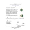 Image 3 : 1.80ct Emerald and Diamond Ring - 14KT Yellow Gold