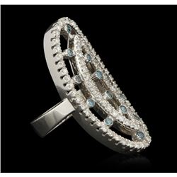 14KT White Gold 1.49ctw Diamond Ring