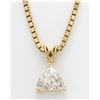 Image 3 : 1.10ct Diamond Pendant - 14KT Yellow Gold