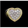 Image 2 : 1.10ctw Diamond Ring - 18KT Two-Tone Gold