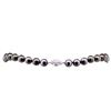 Image 2 : 0.09ctw Tahitian Cultured Pearl and Diamond Necklace