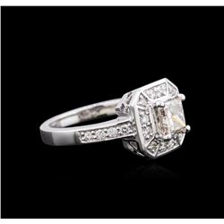 1.37ctw Diamond Ring - 14KT White Gold