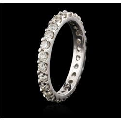 14KT White Gold 0.98ctw Diamond Ring