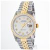 Image 1 : Rolex 14KT Two-Tone 1.00ctw Diamond DateJust Men's Watch