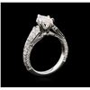 Image 2 : EGL USA Cert 1.82ctw Diamond Ring - 18KT White Gold