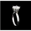 Image 4 : GIA Cert 5.50ctw Diamond Ring - 14KT White Gold