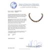 Image 3 : Tahitian Cultured Pearl Necklace with 14KT White Gold Diamond Clasp