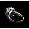 Image 3 : 4.95ctw Black Diamond Ring - 14KT White Gold