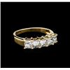 Image 1 : 1.20ctw Diamond Ring - 14KT Yellow Gold