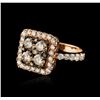 Image 1 : 14KT Two-Tone Gold 1.93ctw Diamond Ring