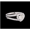 Image 1 : 1.51ctw Diamond Ring - 14KT White Gold