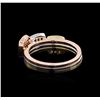 Image 3 : 0.49ctw Diamond Ring - 14KT Tri-Tone Gold