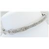 Image 5 : 2.50ctw Diamond Bangle Bracelet - 14KT White Gold