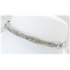 Image 6 : 2.50ctw Diamond Bangle Bracelet - 14KT White Gold